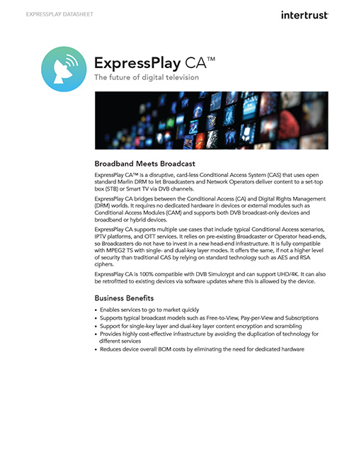 ExpressPlay CA™ 2018