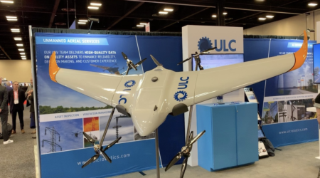 Booth at DistribuTECH - unmanned aerial services