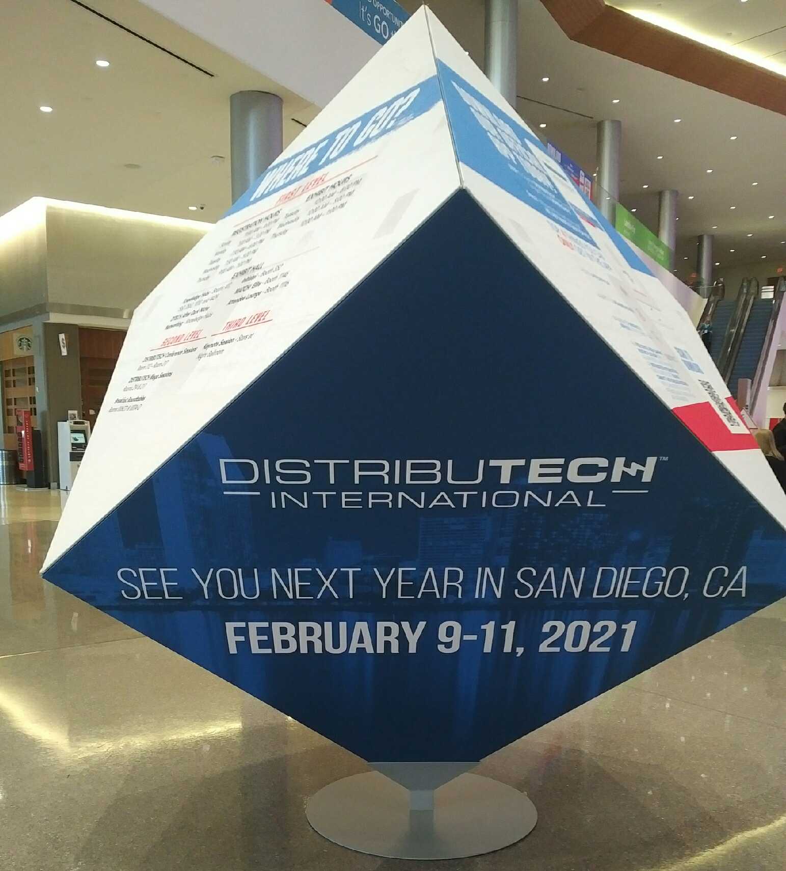 DistribuTECH 2121 will take place in San Diego, CA, February 9-11, 2021