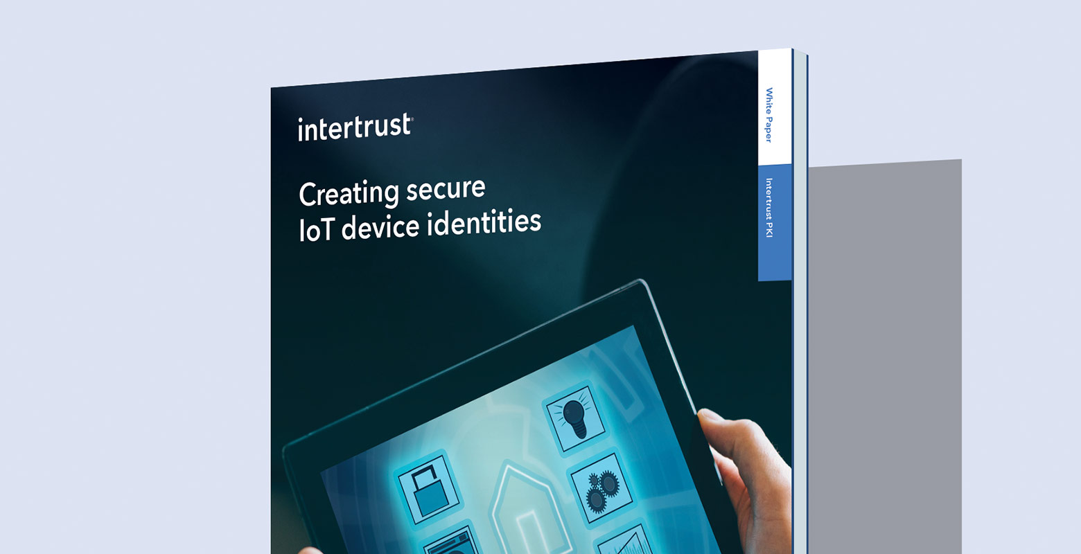 Creating secure IoT device identities hero graphic