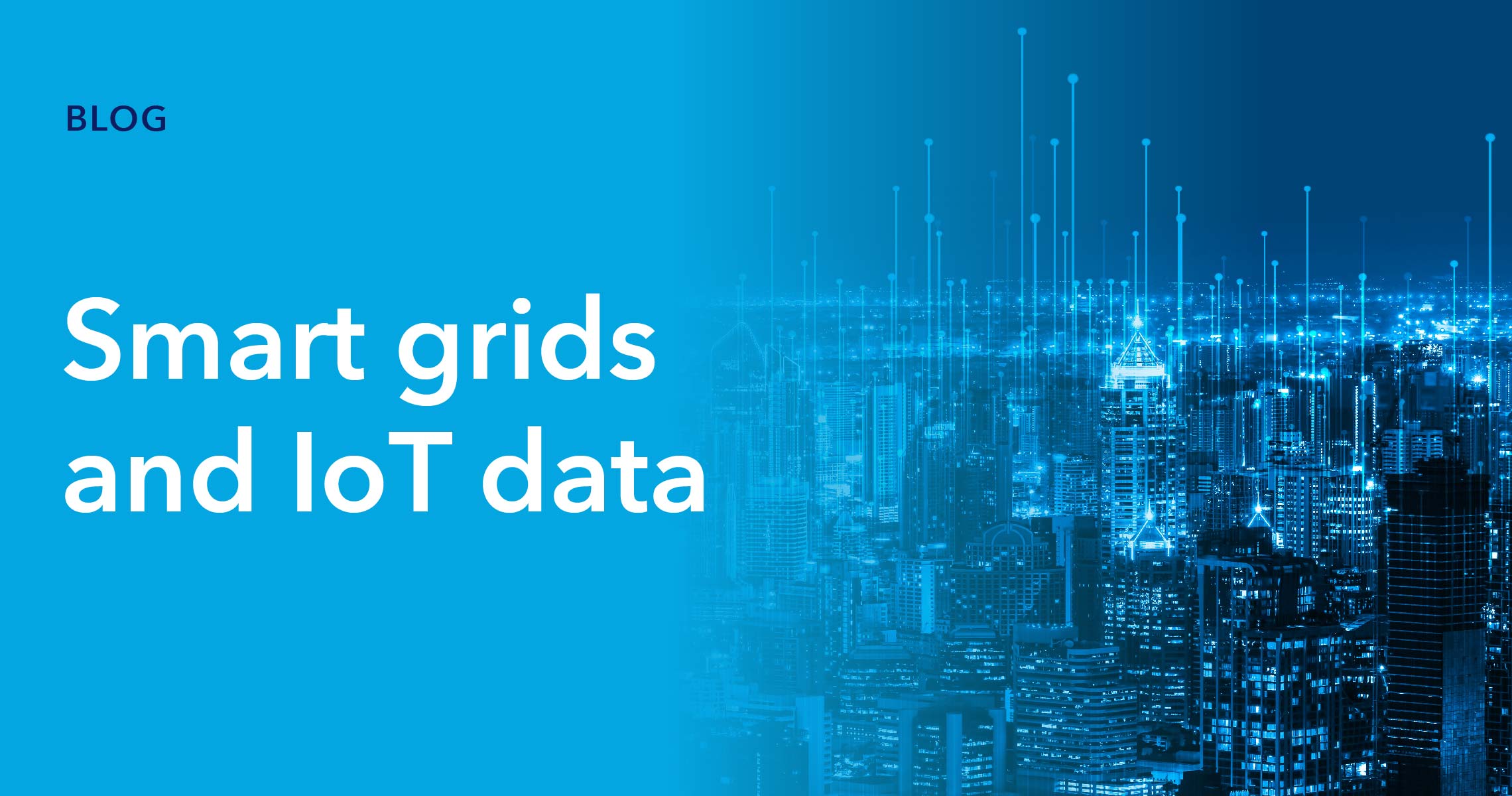 Blog Header: Smart grids and IoT data