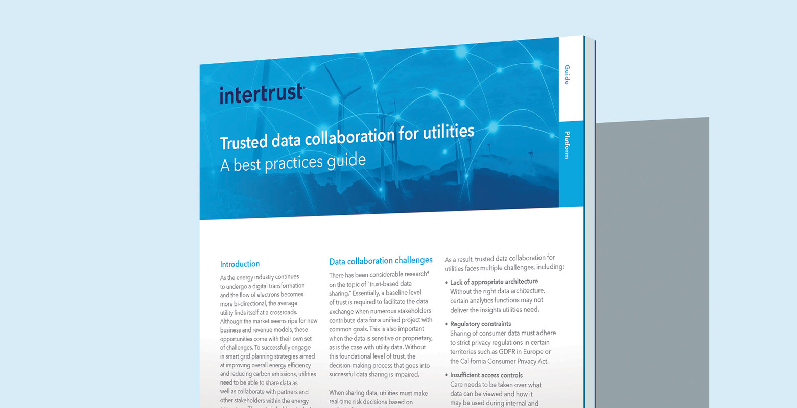 Trusted data collaboration for utilities (A best practices guide) hero graphic