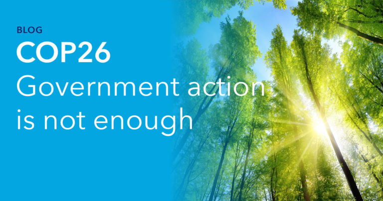 COP26–Government action is not enough thumbnail