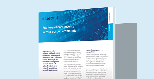 End-to-end data security in zero-trust environments hero graphic