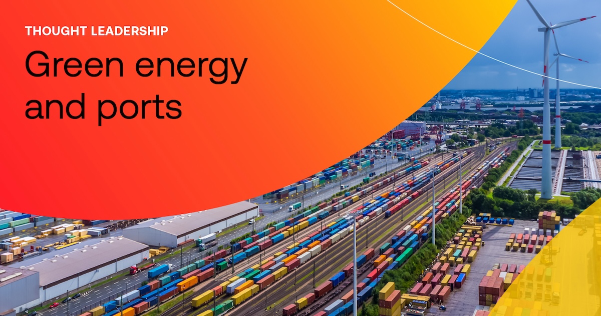 Green Energy and Ports: Decarbonizing the Powerhouse of Global Trade with Secure IoT, Virtual Power Plants & Artificial Intelligence hero graphic