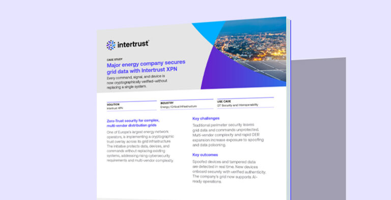 Major energy company secures grid data with Intertrust XPN thumbnail